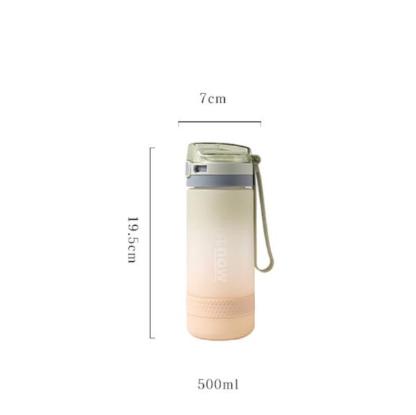 Gradual Colour Sippy Water Gym Bottle