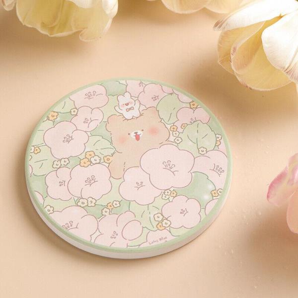 Heat Resistance Anti Slippery Cartoon Ceramic Absorbent Coasters