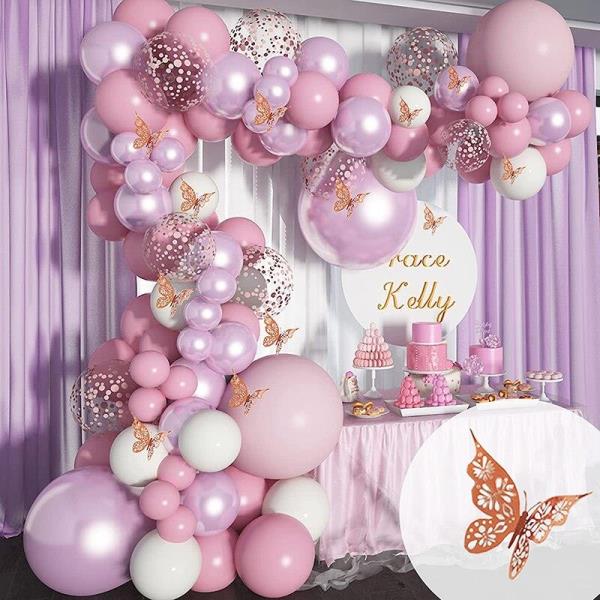 Daisy Flower Birthday Party Latex Foil Balloons