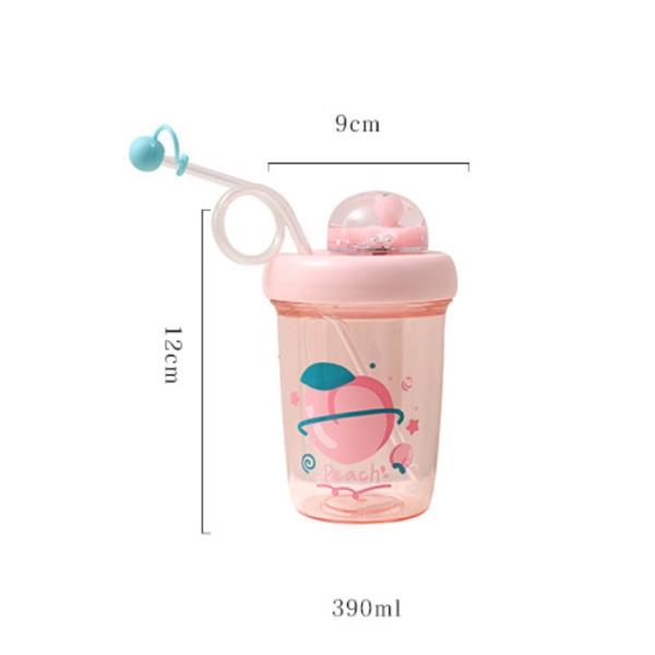 Fruit Twist Straw Sippy Water Cup