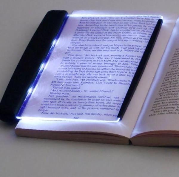 LED Flat Book Reading Light Panel