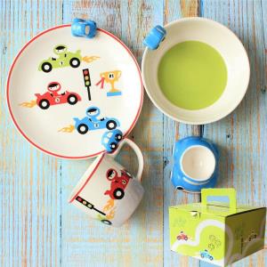 3 Pcs Snack Fruit Dipping Sauce Ceramic Plate Set