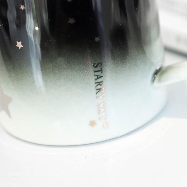 Starry Sky Gold Coffee Ceramic Mug