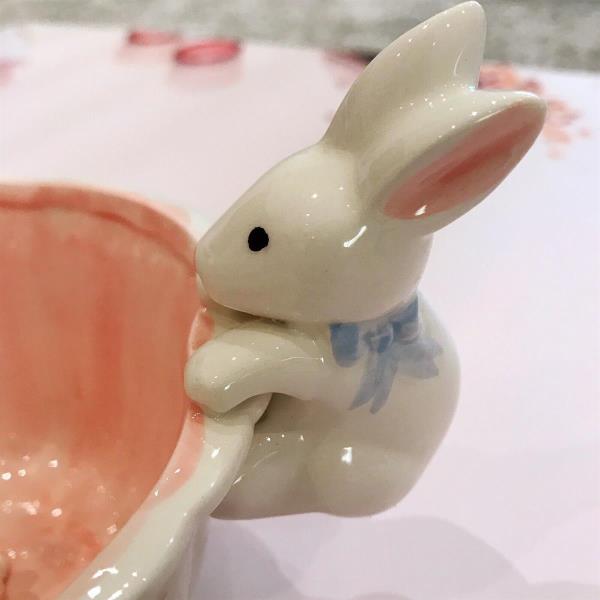 3D Cartoon Bunny Rabbit Ceramic Bowl