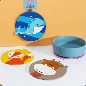 Japanese Cartoon Cat PVC Small Coaster