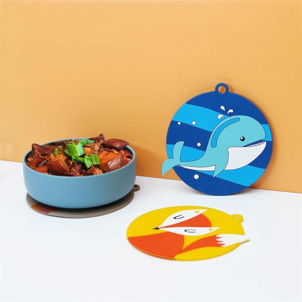 Cartoon Animal Anti Slippery PVC Coaster