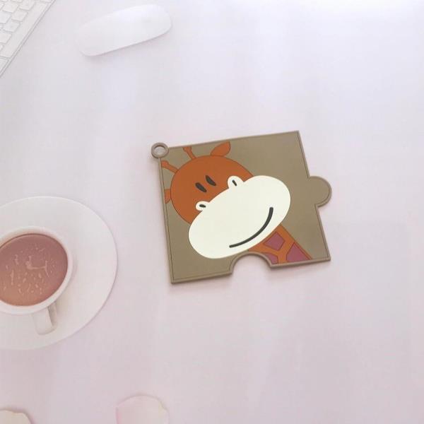 Cartoon Animal Anti Slippery PVC Coaster