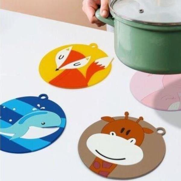 Cartoon Animal Anti Slippery PVC Coaster