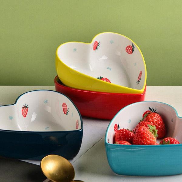 Heat Resistance Heart Ceramic Bowl