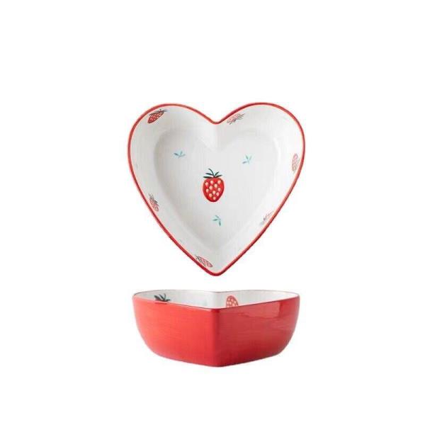 Heat Resistance Heart Ceramic Bowl