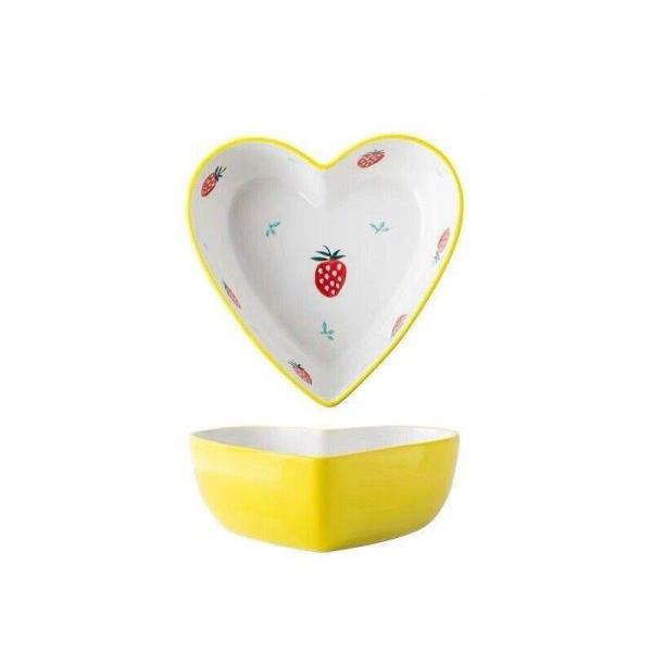 Heat Resistance Heart Ceramic Bowl