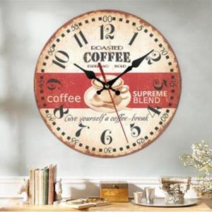 Retro Vintage Melting Silent Decoration Clock