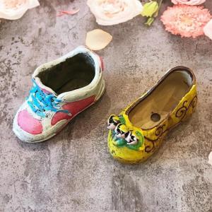 Cement Sport Shoe Succulent Flower Plant Pot