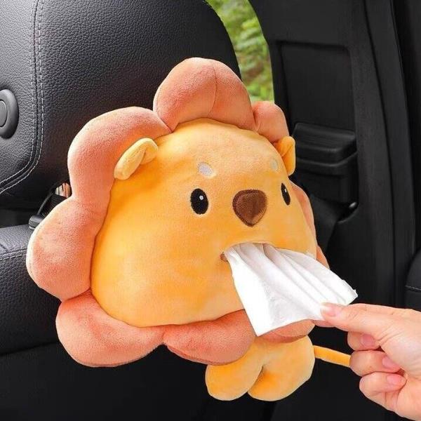 Cute Plush Animal Paper Tissue Box