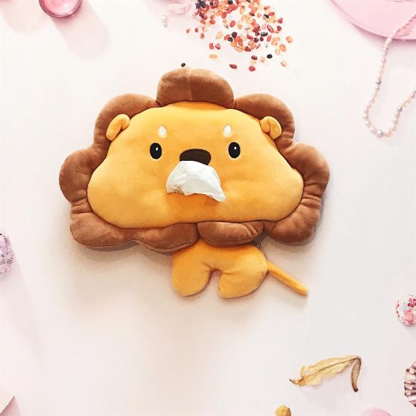 Cute Plush Animal Paper Tissue Box