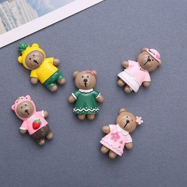 Creative 3D ABS Cartoon Bear Fridge Magnets