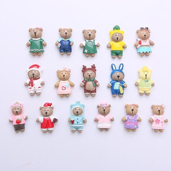 Creative 3D ABS Cartoon Bear Fridge Magnets