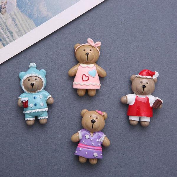 Creative 3D ABS Cartoon Bear Fridge Magnets