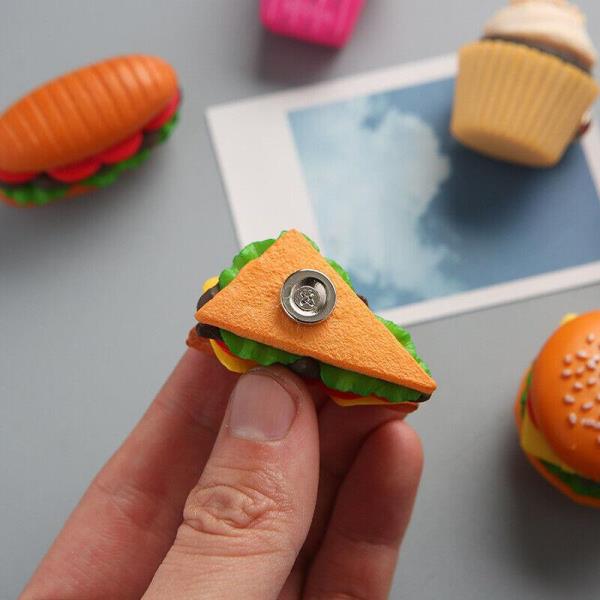 6 Creative PVC Simulated 3D Food Strong Fridge Magnets