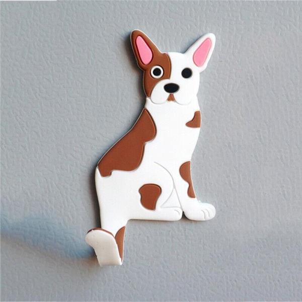 Cartoon PVC Dog Tail Hook Multiuse Fridge Magnet