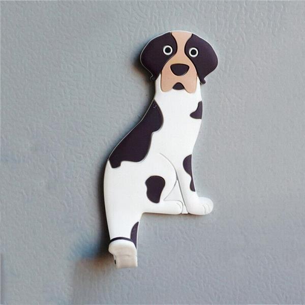 Cartoon PVC Dog Tail Hook Multiuse Fridge Magnet