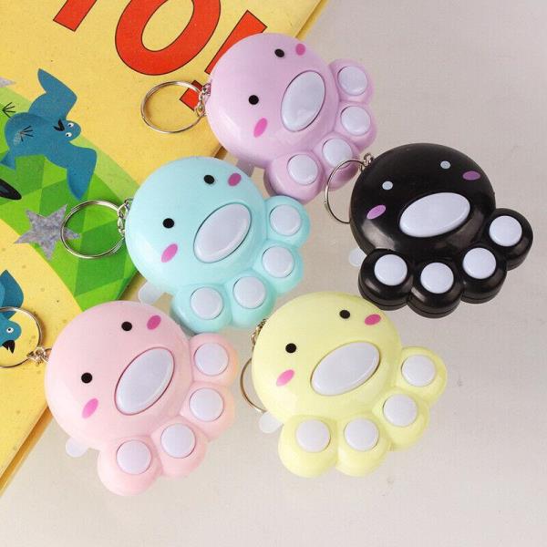 Creative Cartoon Octopus Memory Training Mini Game Keyring