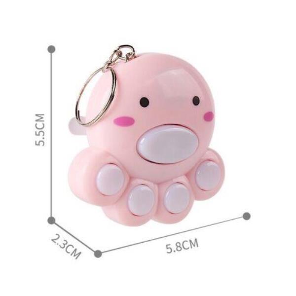 Creative Cartoon Octopus Memory Training Mini Game Keyring