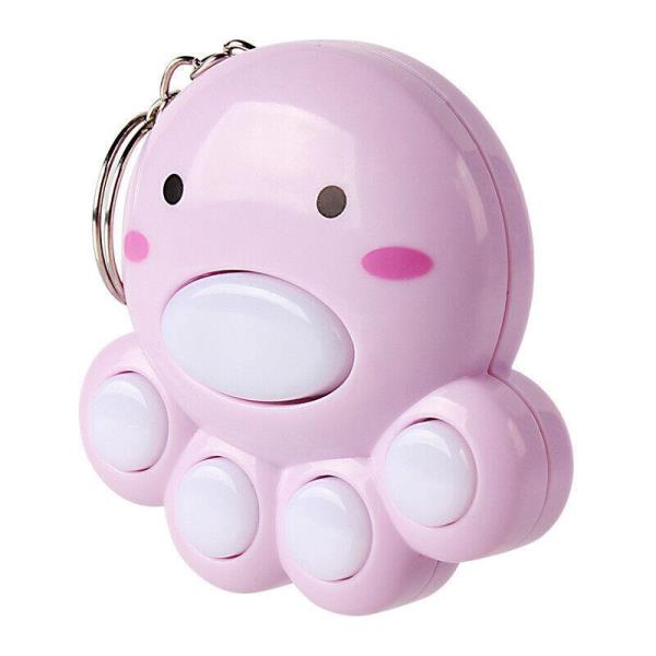 Creative Cartoon Octopus Memory Training Mini Game Keyring