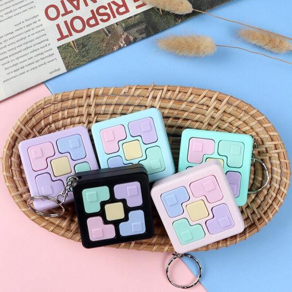 Macaron Pocket Memory Training Game Toy Keyring