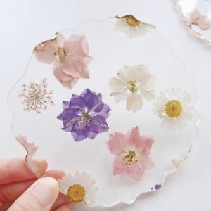 4 Flower Cat Heat Resistance Absorbent Ceramic Coasters