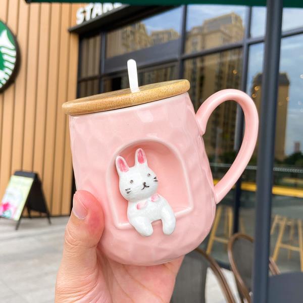 3D Kawaii Adorable Cat Ceramic Mug