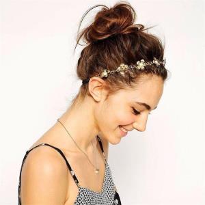 Fairy Chiffon Spot Bow Belt Headband