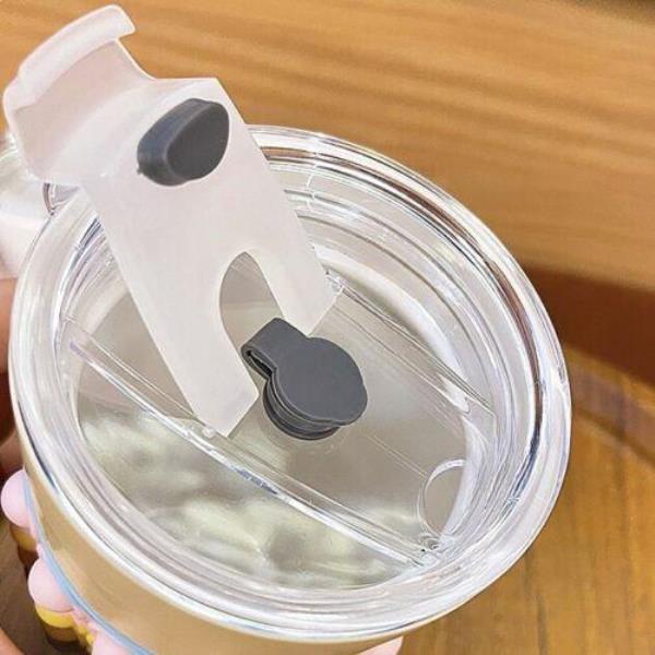 3D Pop Up Sippy Ceramic Drinking Bottle