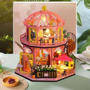 CuteBee Garden Cafe Coffee House DIY Miniature Dollhouse