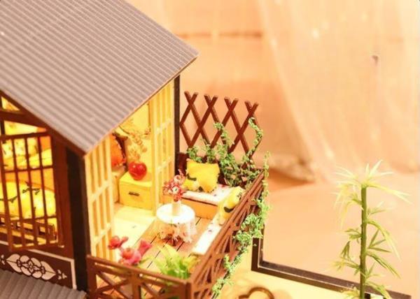 DIY Cottage Art House Handmade 3D Music Miniature Dollhouse