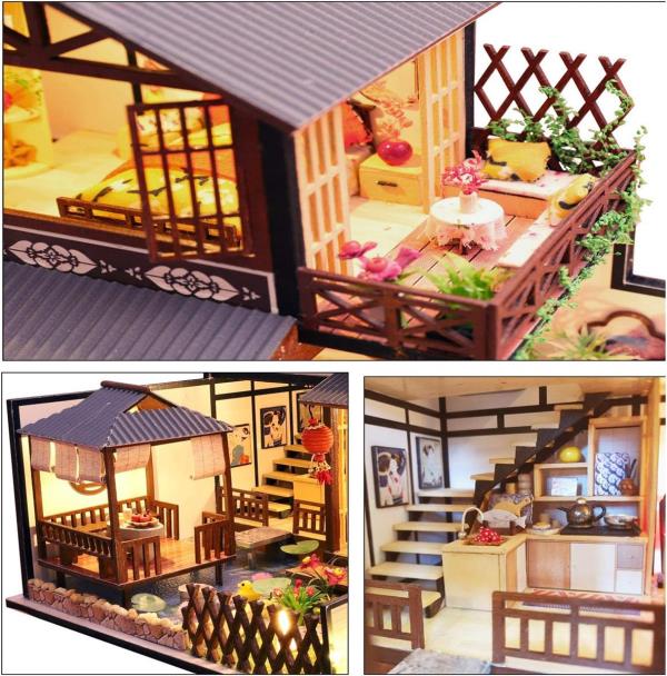 DIY Cottage Art House Handmade 3D Music Miniature Dollhouse