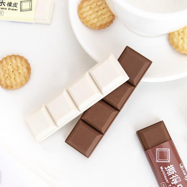 Realistic Cookie Chocolate Tearable Eraser