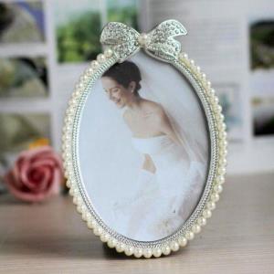 4 White Cupid Angle 2 Inch White Resin Mini Photo Frames