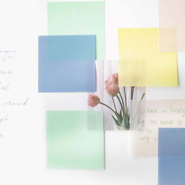 Translucent Candy Colour Sticky Notes