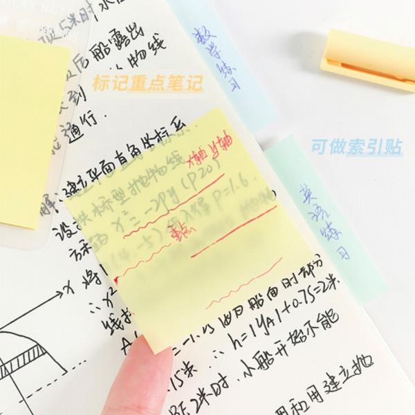 Translucent Candy Colour Sticky Notes