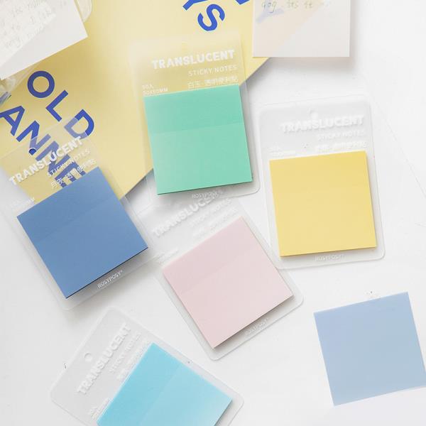 Translucent Candy Colour Sticky Notes