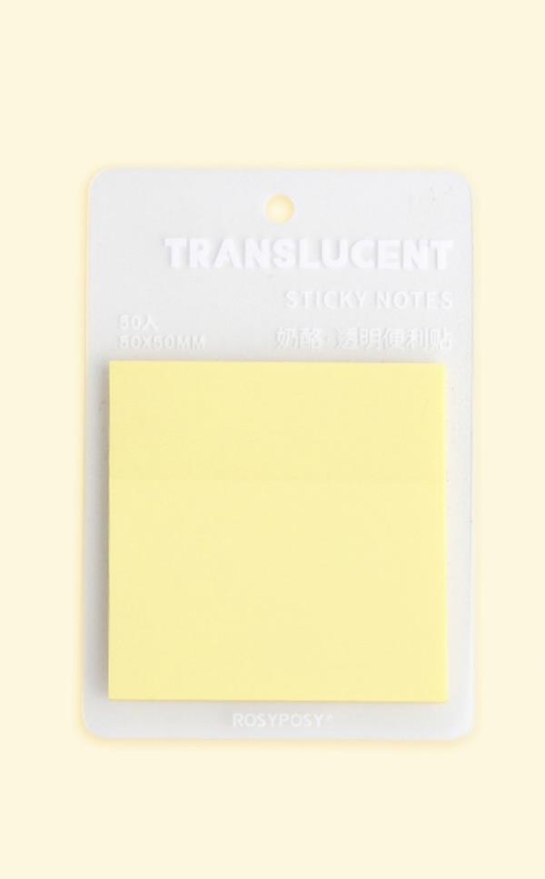 Translucent Candy Colour Sticky Notes