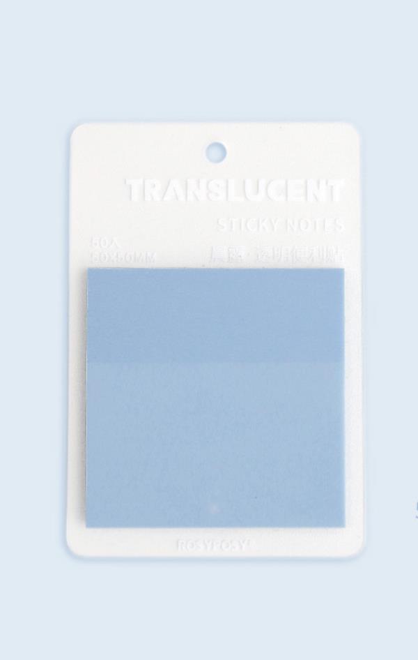 Translucent Candy Colour Sticky Notes