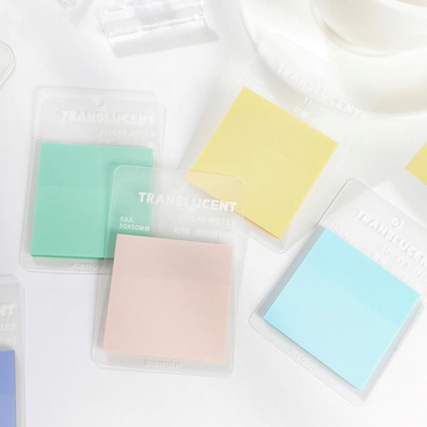 Translucent Candy Colour Sticky Notes