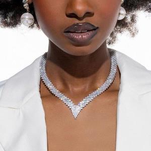 Retro Vintage Chic White Pearl Chain Clavicle Necklace