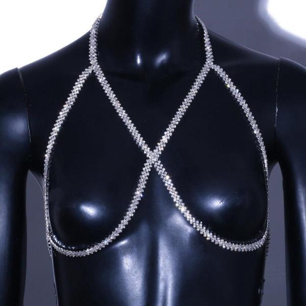 Bohemia Silver Chest Bra Chain