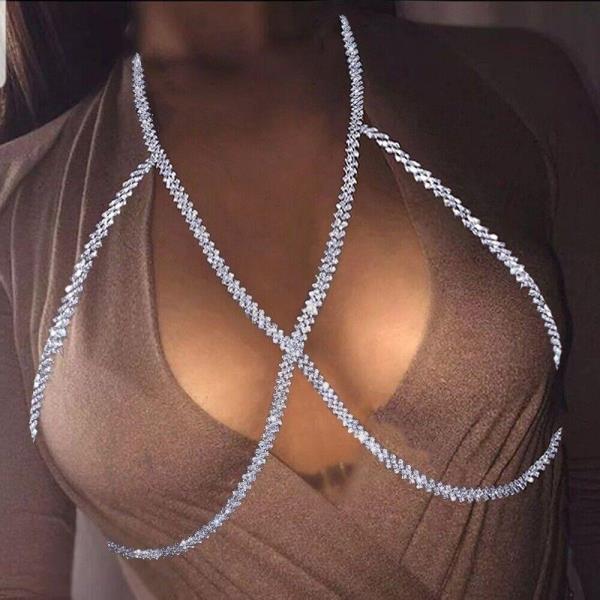 Bohemia Silver Chest Bra Chain