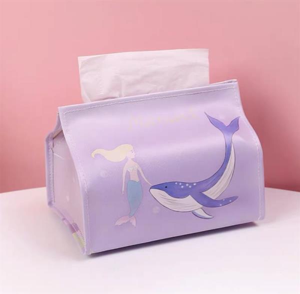 Cherry Flower Waterproof Tissue Box Cover