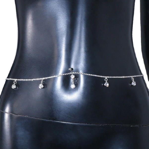 Waterdrop Belly Button Waist Chain