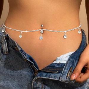 Gold Hollow Butterfly Belly Waist Chain